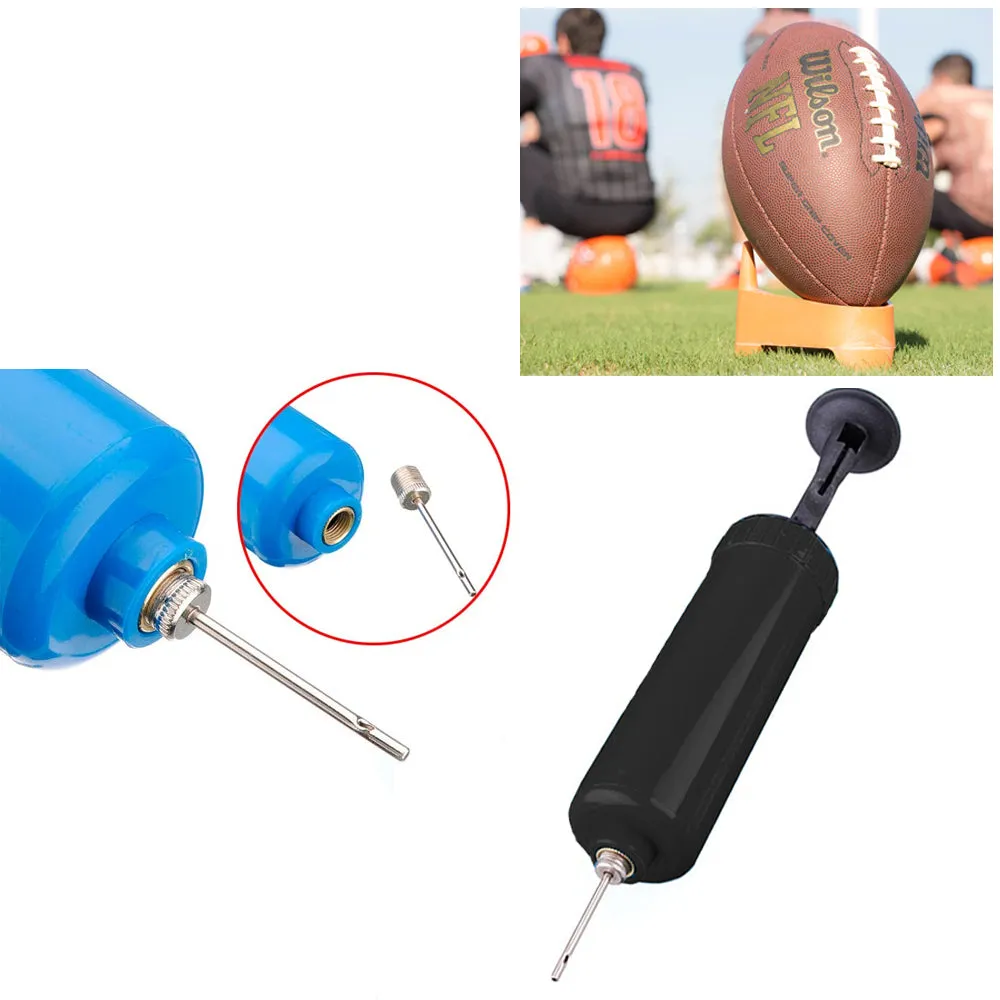 12X Lot Hand Air Pumps Inflatable Bed Camping Sports Toy Balls Basket W/ Needles