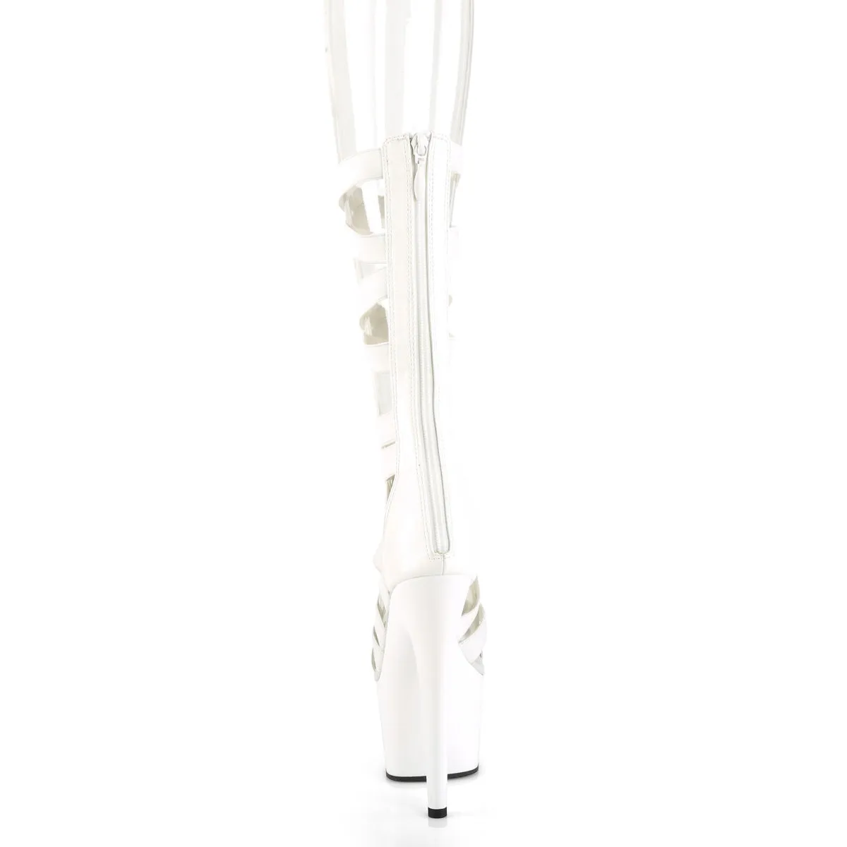 ADORE-700-48 Pleaser White Sexy Platform Shoes (Pole Dancing Heels)