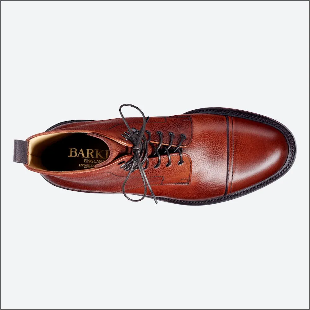 Barker Donegal Antique Rosewood Grain Boot@