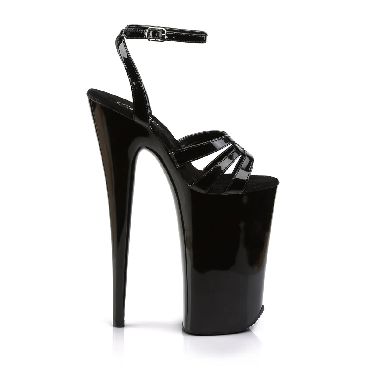 BEYOND-012 Pleaser Black Sexy Platform Shoes (Pole Dancing Heels)
