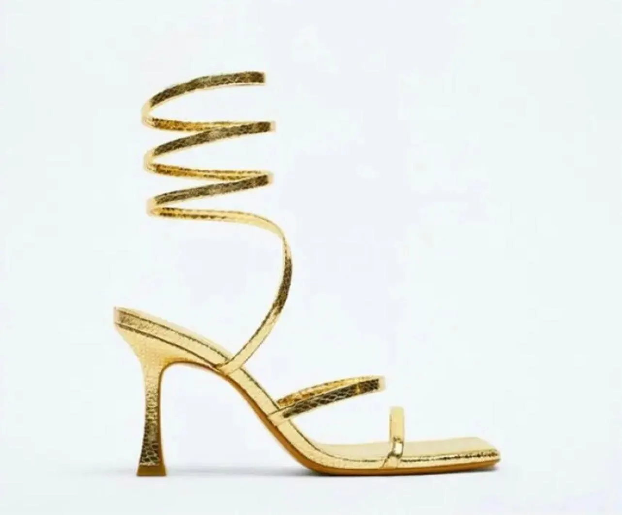 Cleo Coil Wrap Sandals