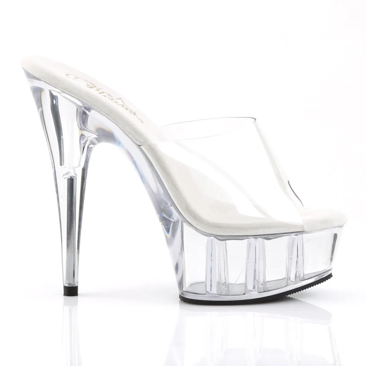 DELIGHT-601 Pleaser Clear Sexy Platform Shoes (Pole Dancing Heels)