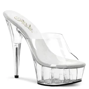 DELIGHT-601 Pleaser Clear Sexy Platform Shoes (Pole Dancing Heels)