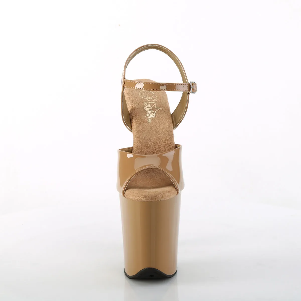 FLAMINGO-809 Pleaser Toffee Pat/Toffee Sexy Platform Shoes (Pole Dancing Heels)