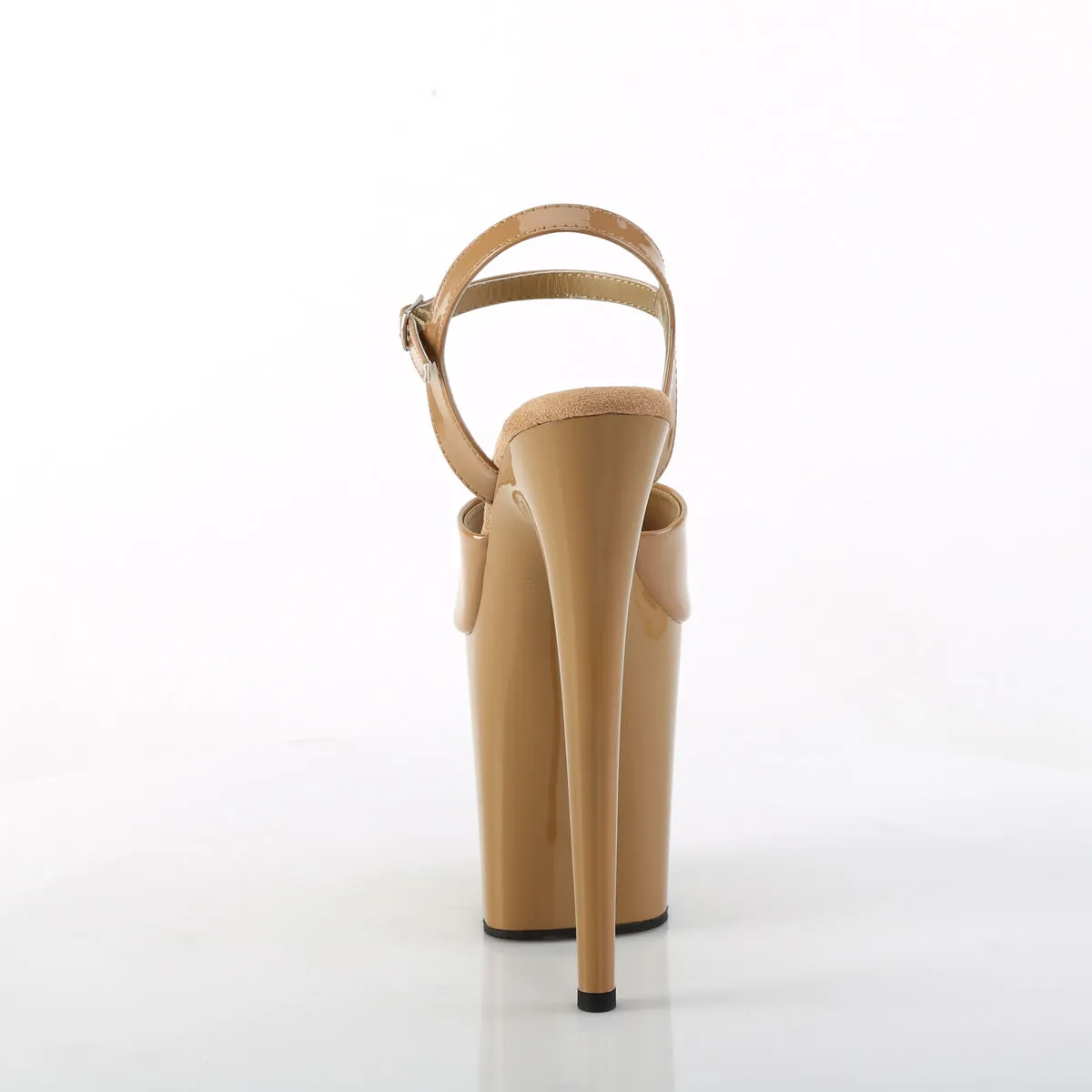 FLAMINGO-809 Pleaser Toffee Pat/Toffee Sexy Platform Shoes (Pole Dancing Heels)