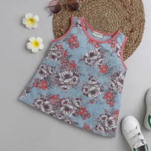 Floral Printed Sleeveless Top