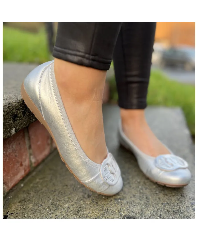 Gabor Silver Pump 44.163.61