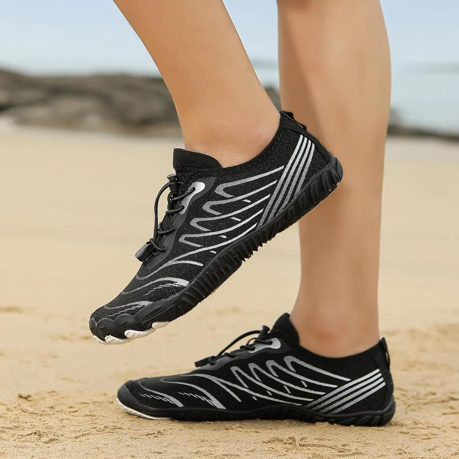Hike Barefoot Shoes for Women Men Wide Toe Box Breathable & Non-Slip Athletic Footwear Healthy Waterproof Trail Running Minimalist Zero Drop Outdoor Cross-Trainer Fashion Sneakers