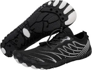 Hike Barefoot Shoes for Women Men Wide Toe Box Breathable & Non-Slip Athletic Footwear Healthy Waterproof Trail Running Minimalist Zero Drop Outdoor Cross-Trainer Fashion Sneakers