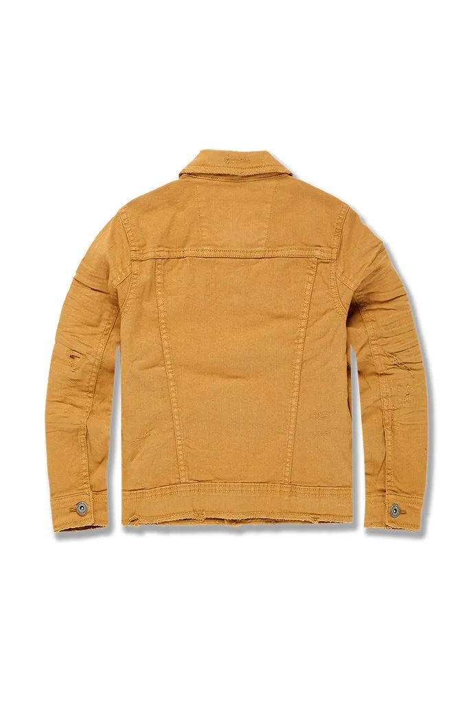 Kids Tribeca Twill Trucker Jacket-Desert-JJ900RK