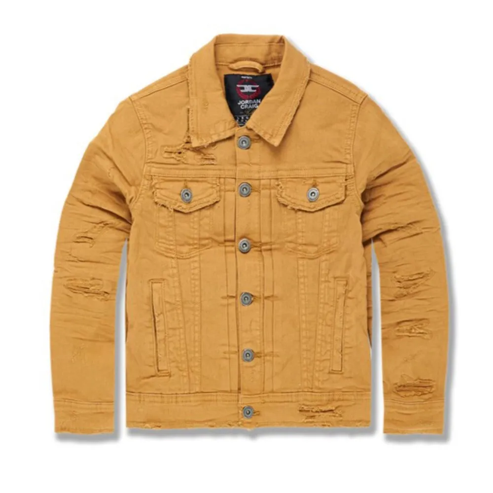 Kids Tribeca Twill Trucker Jacket-Desert-JJ900RK