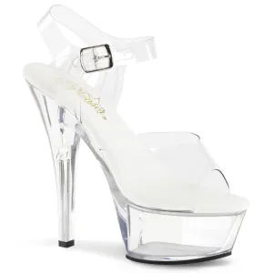 KISS-208VL Pleaser Clear Sexy Platform Shoes (Pole Dancing Heels)