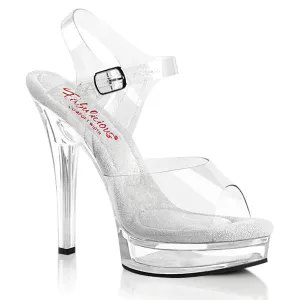 MAJESTY-508 Fabulicious 5" Majesty Clear Sexy Shoes (Posing Shoes)