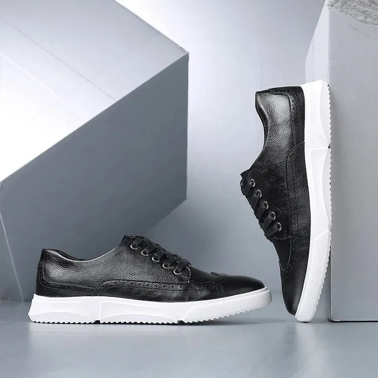 Molton Classico Smart-Casual Leather Sneakers