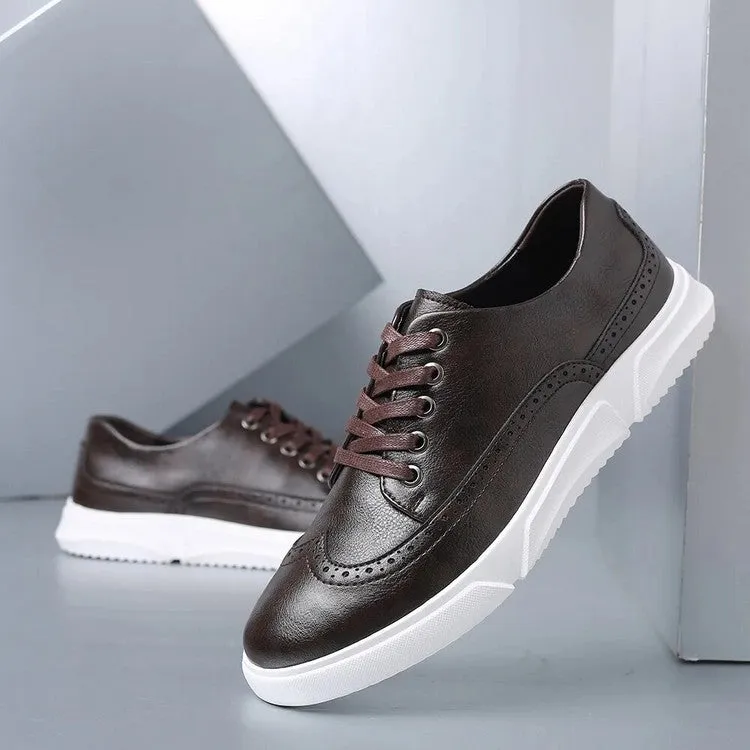 Molton Classico Smart-Casual Leather Sneakers