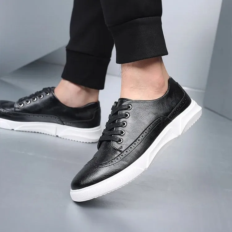 Molton Classico Smart-Casual Leather Sneakers