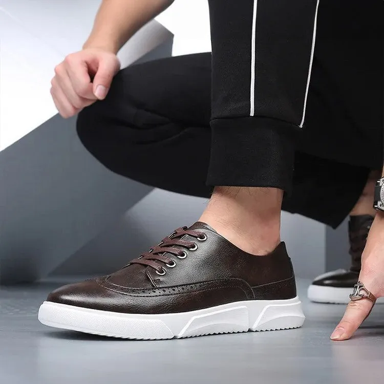 Molton Classico Smart-Casual Leather Sneakers