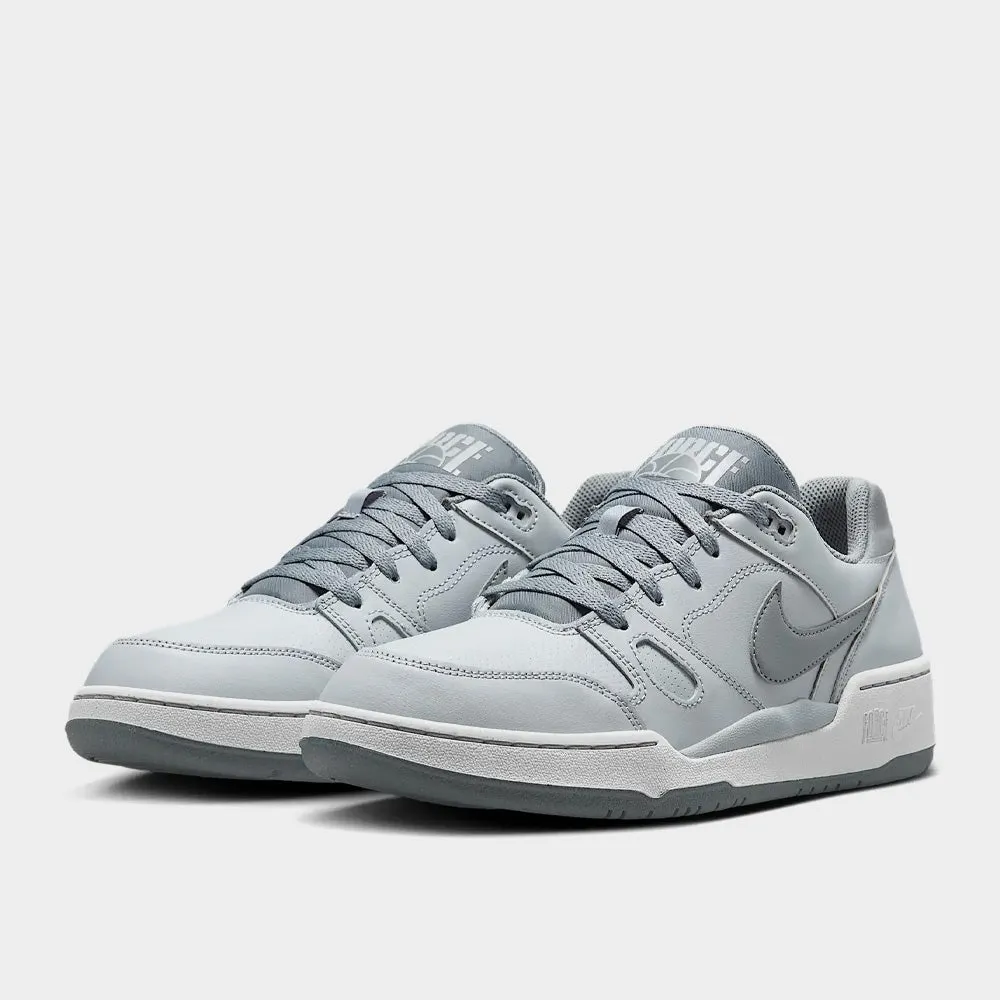 Nike Mens Full Force Low Sneaker Grey/white _ 183083 _ Grey
