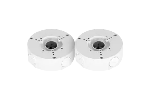 Outdoor Round Junction Box for 3 Screw Base Cameras (Metal)