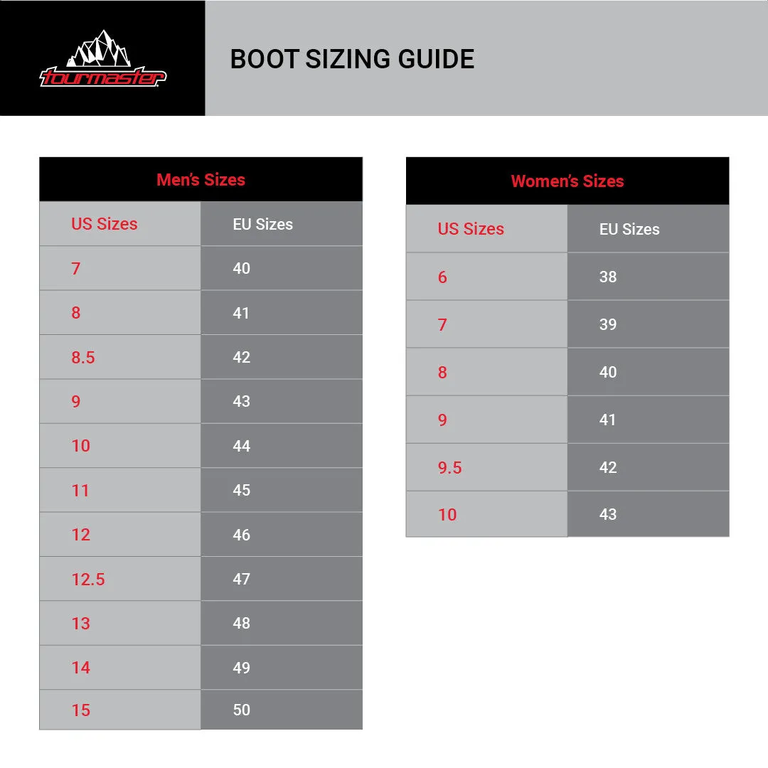 Tour Master Helix Vented Motorcycle Touring Boots