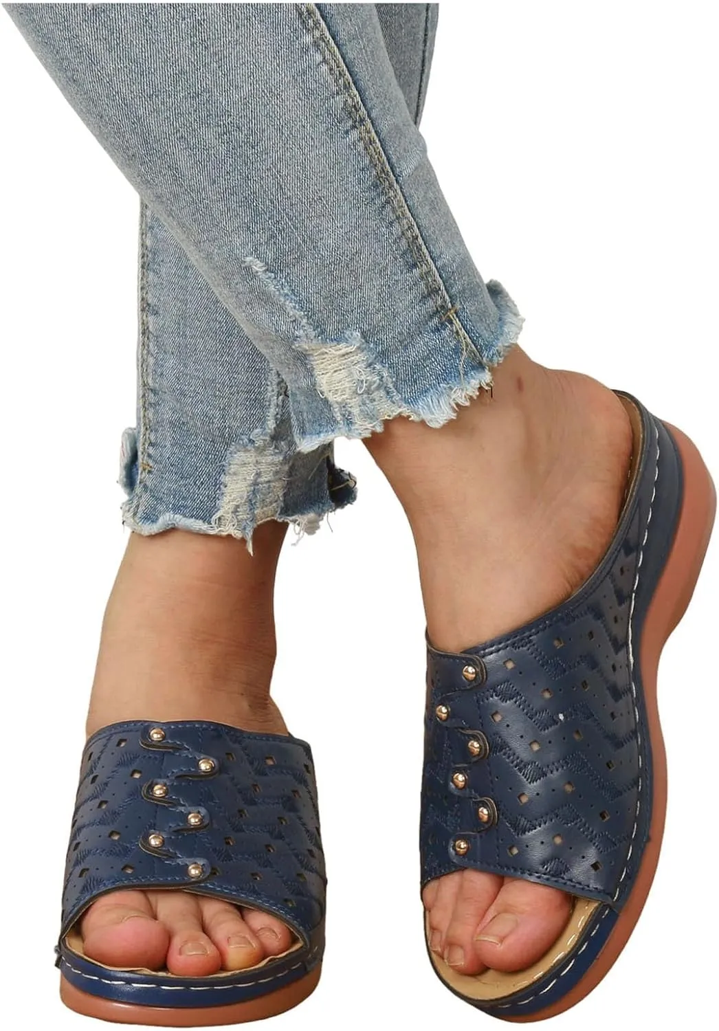 Women's Fashion Slippers Recovery Supportive Athletic Sandals Versatile Sandals Women's Versatile Slides Sandals