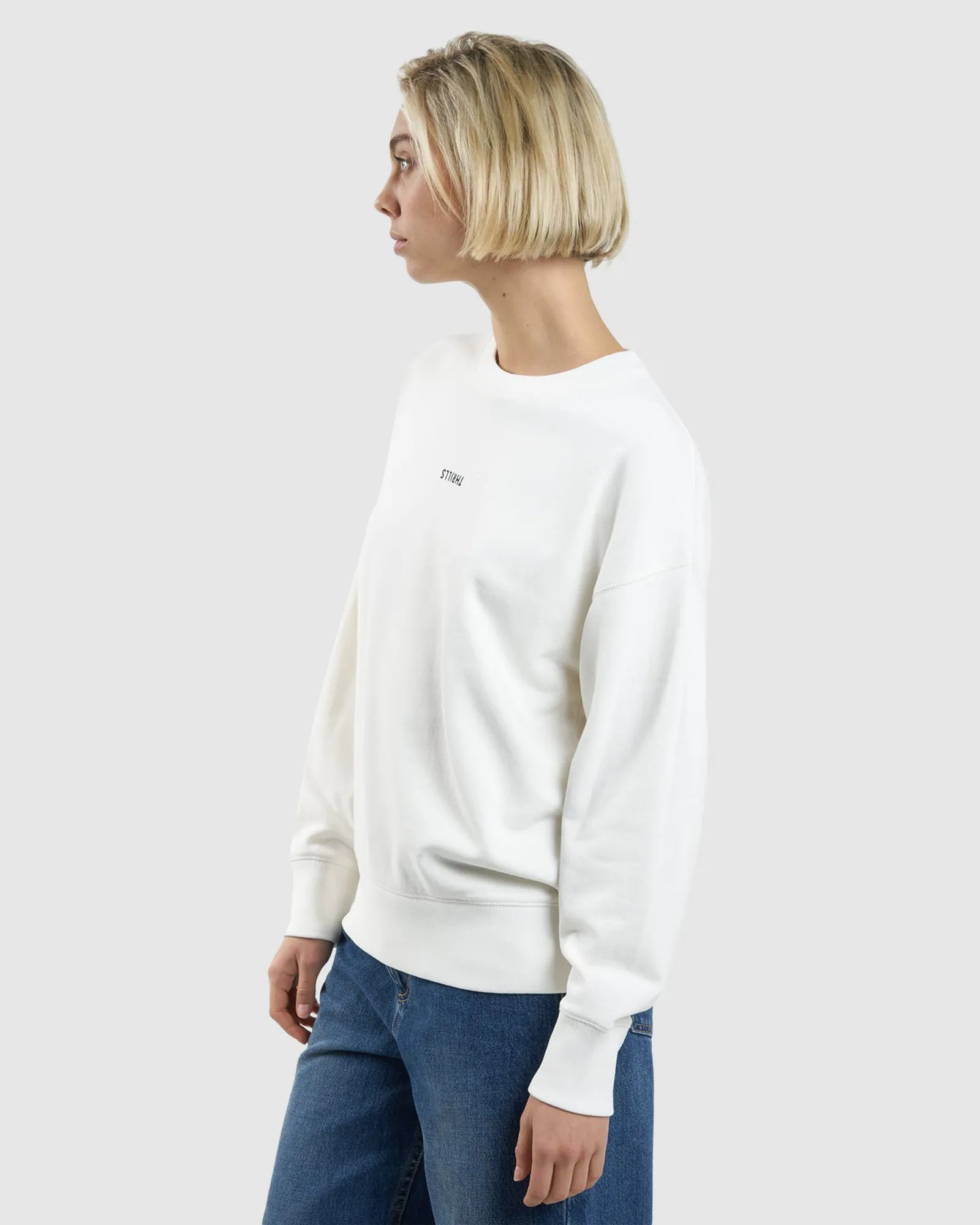 WOMENS MINIMAL THRILLS SLOUCH CREW